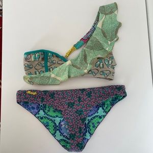 Maaji One Shoulder Bikini Set.